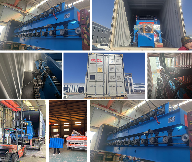 Track roll forming machine