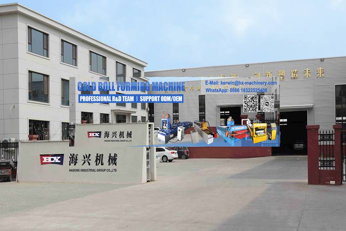 Track roll forming machine