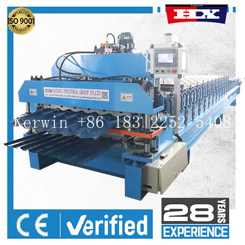 R panel roll forming machine