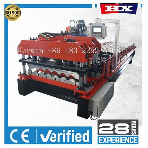 Glazed sheet roll forming machine