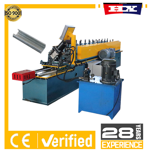 Metal stud roll former