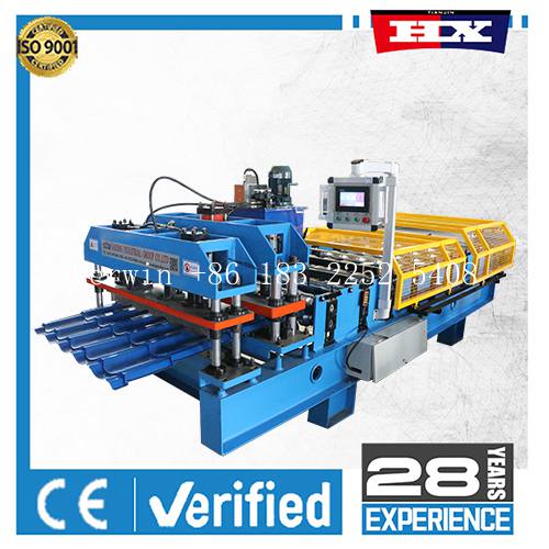 Máquina para hacer tejas de zinc