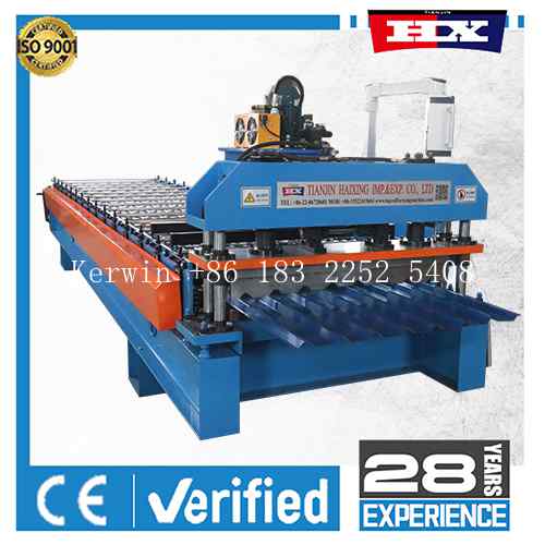 Máquina para fabricar tejas de zinc