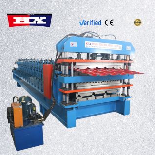 maquina para hacer laminas de techo Tres capas
