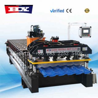 Glazed sheet roll forming machine