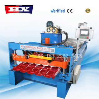 Glazed tile roll forming machine