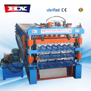 double layer roofing sheet roll forming machine