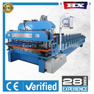 Double layer roofing sheet roll forming machine