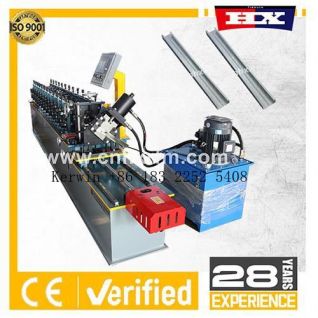 Metal stud making machine