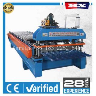 Máquina para fabricar tejas de zinc